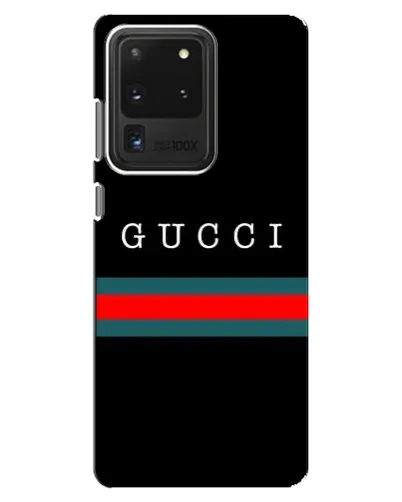 Чехол для Samsung Galaxy S20 Ultra с картинкой «Gucci — красный пояс»