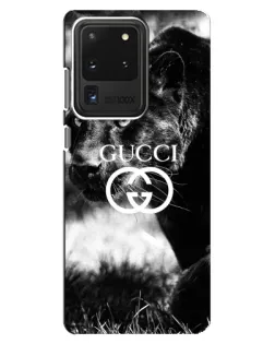 Чехол для Samsung Galaxy S20 Ultra с картинкой «Gucci — дикая природа» Чехол для Samsung Galaxy S20 Ultra с картинкой «Gucci — дикая природа»