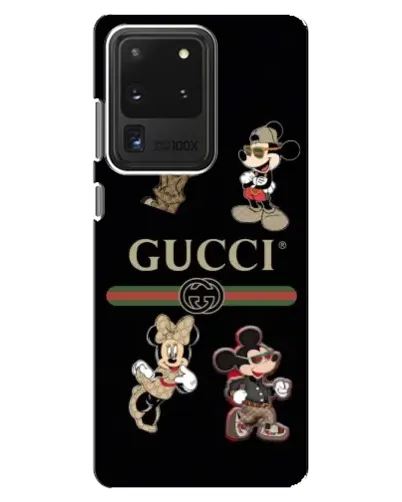 Чехол для Samsung Galaxy S20 Ultra с картинкой «Gucci — герои Disney и монограмма» Чехол для Samsung Galaxy S20 Ultra с картинкой «Gucci — герои Disney и монограмма»