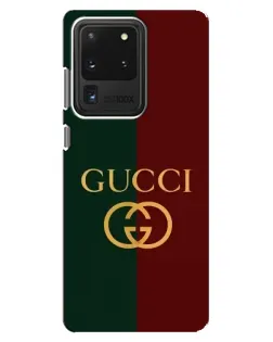 Чехол для Samsung Galaxy S20 Ultra с картинкой «Gucci — темно-зеленый градиент» Чехол для Samsung Galaxy S20 Ultra с картинкой «Gucci — темно-зеленый градиент»
