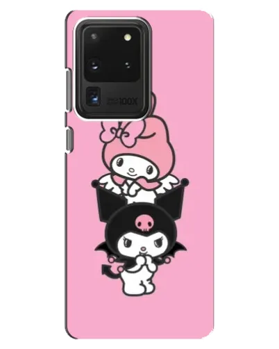 Чехол для Samsung Galaxy S20 Ultra с картинкой «My Melody и Kuromi»