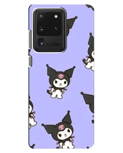 Чехол для Samsung Galaxy S20 Ultra с картинкой «Паттерн с Kuromi» Чехол для Samsung Galaxy S20 Ultra с картинкой «Паттерн с Kuromi»