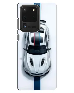 Чехол для Samsung Galaxy S20 Ultra с картинкой «Вид сверху — BMW M» Чехол для Samsung Galaxy S20 Ultra с картинкой «Вид сверху — BMW M»