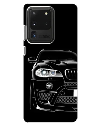 Чехол для Samsung Galaxy S20 Ultra с картинкой «Темный силуэт BMW» Чехол для Samsung Galaxy S20 Ultra с картинкой «Темный силуэт BMW»