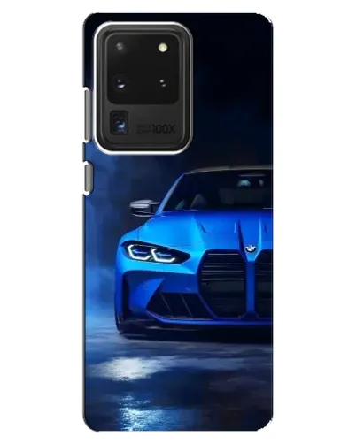 Чехол для Samsung Galaxy S20 Ultra с картинкой «Голубая BMW M4» Чехол для Samsung Galaxy S20 Ultra с картинкой «Голубая BMW M4»