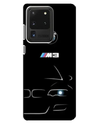 Чехол для Samsung Galaxy S20 Ultra с картинкой «Минималистичный принт BMW M3» Чехол для Samsung Galaxy S20 Ultra с картинкой «Минималистичный принт BMW M3»
