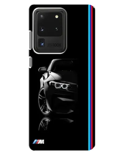 Чехол для Samsung Galaxy S20 Ultra с картинкой «Силуэт BMW в темноте» Чехол для Samsung Galaxy S20 Ultra с картинкой «Силуэт BMW в темноте»