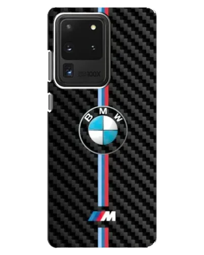 Чехол для Samsung Galaxy S20 Ultra с картинкой «Эмблема BMW и карбон» Чехол для Samsung Galaxy S20 Ultra с картинкой «Эмблема BMW и карбон»