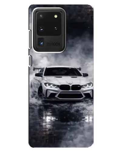 Чехол для Samsung Galaxy S20 Ultra с картинкой «BMW сквозь туман» Чехол для Samsung Galaxy S20 Ultra с картинкой «BMW сквозь туман»