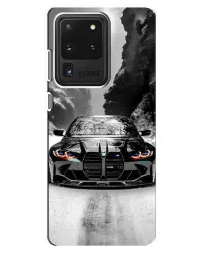 Чехол для Samsung Galaxy S20 Ultra с картинкой «BMW — акварельный дрифт» Чехол для Samsung Galaxy S20 Ultra с картинкой «BMW — акварельный дрифт»