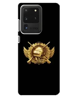 Чехол для Samsung Galaxy S20 Ultra с картинкой «PUBG — оранжевый градиент» Чехол для Samsung Galaxy S20 Ultra с картинкой «PUBG — оранжевый градиент»