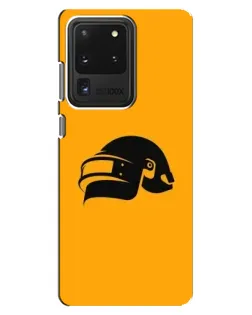 Чехол для Samsung Galaxy S20 Ultra с картинкой «PUBG — золотой шлем» Чехол для Samsung Galaxy S20 Ultra с картинкой «PUBG — золотой шлем»