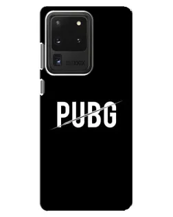 Чехол для Samsung Galaxy S20 Ultra с картинкой «PUBG — белый логотип» Чехол для Samsung Galaxy S20 Ultra с картинкой «PUBG — белый логотип»