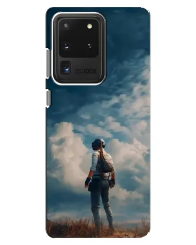 Чехол для Samsung Galaxy S20 Ultra с картинкой «Герой PUBG на скале» Чехол для Samsung Galaxy S20 Ultra с картинкой «Герой PUBG на скале»