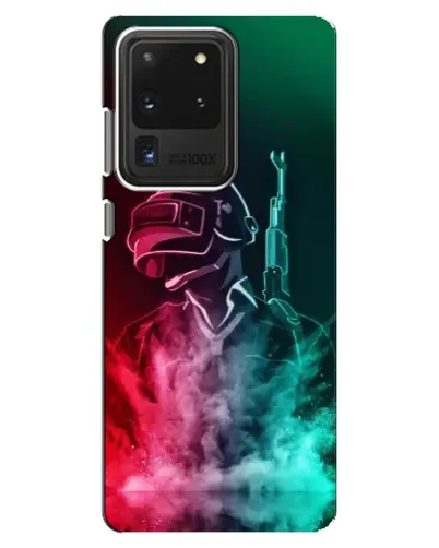 Чехол для Samsung Galaxy S20 Ultra с картинкой «PUBG — огненный воин» Чехол для Samsung Galaxy S20 Ultra с картинкой «PUBG — огненный воин»