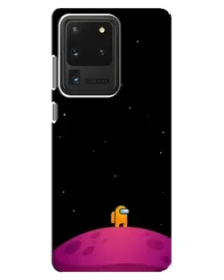 Чехол для Samsung Galaxy S20 Ultra с картинкой «Одинокий герой на планете» Чехол для Samsung Galaxy S20 Ultra с картинкой «Одинокий герой на планете»
