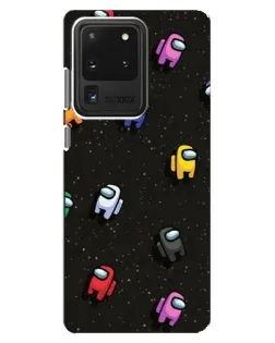 Чехол для Samsung Galaxy S20 Ultra с картинкой «Космический паттерн Among Us» Чехол для Samsung Galaxy S20 Ultra с картинкой «Космический паттерн Among Us»