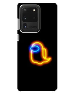 Чехол для Samsung Galaxy S20 Ultra с картинкой «Among Us неоновое сияние» Чехол для Samsung Galaxy S20 Ultra с картинкой «Among Us неоновое сияние»