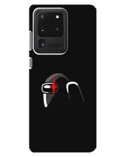 Чехол для Samsung Galaxy S20 Ultra с картинкой «Among Us шлем» Чехол для Samsung Galaxy S20 Ultra с картинкой «Among Us шлем»