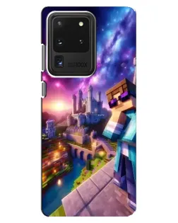 Чехол для Samsung Galaxy S20 Ultra с картинкой «Стив и космос» Чехол для Samsung Galaxy S20 Ultra с картинкой «Стив и космос»