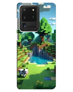 Чехол для Samsung Galaxy S20 Ultra с картинкой «Minecraft летний день» Чехол для Samsung Galaxy S20 Ultra с картинкой «Minecraft летний день»