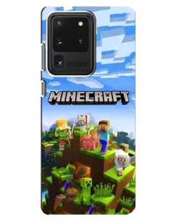 Чехол для Samsung Galaxy S20 Ultra с картинкой «Minecraft классический мир» Чехол для Samsung Galaxy S20 Ultra с картинкой «Minecraft классический мир»