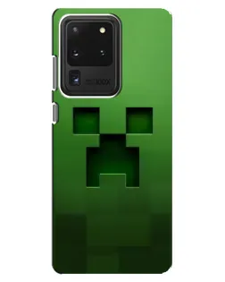 Чехол для Samsung Galaxy S20 Ultra с картинкой «Крипер микро-дизайн» Чехол для Samsung Galaxy S20 Ultra с картинкой «Крипер микро-дизайн»