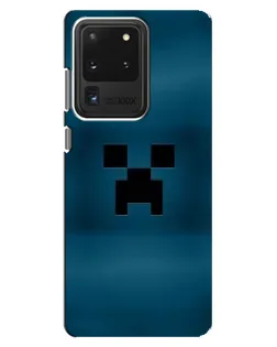 Чехол для Samsung Galaxy S20 Ultra с картинкой «Крипер текстура» Чехол для Samsung Galaxy S20 Ultra с картинкой «Крипер текстура»