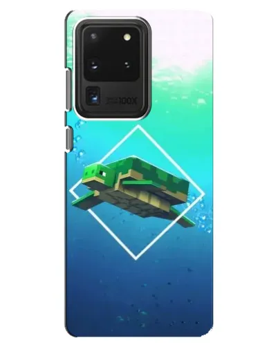 Чехол для Samsung Galaxy S20 Ultra с картинкой «Черепаха Minecraft» Чехол для Samsung Galaxy S20 Ultra с картинкой «Черепаха Minecraft»