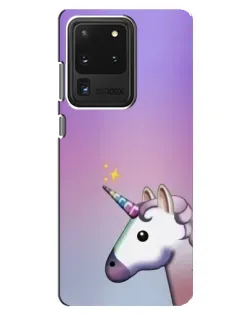 Чехол для Samsung Galaxy S20 Ultra с картинкой «Единорог градиент» Чехол для Samsung Galaxy S20 Ultra с картинкой «Единорог градиент»