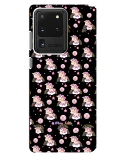 Чехол для Samsung Galaxy S20 Ultra с картинкой «Magic Unicorn паттерн»