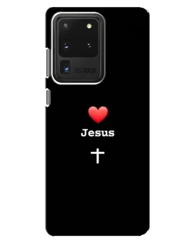 Чехол для Samsung Galaxy S20 Ultra с картинкой «Сердце - Jesus» Чехол для Samsung Galaxy S20 Ultra с картинкой «Сердце - Jesus»
