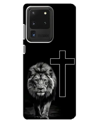 Чехол для Samsung Galaxy S20 Ultra с картинкой «Лев и Крест» Чехол для Samsung Galaxy S20 Ultra с картинкой «Лев и Крест»