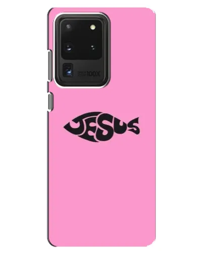 Чехол для Samsung Galaxy S20 Ultra с картинкой «Розовый символ Jesus» Чехол для Samsung Galaxy S20 Ultra с картинкой «Розовый символ Jesus»