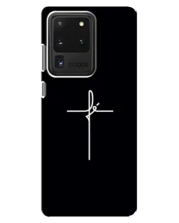 Чехол для Samsung Galaxy S20 Ultra с картинкой «Тонкий крест»