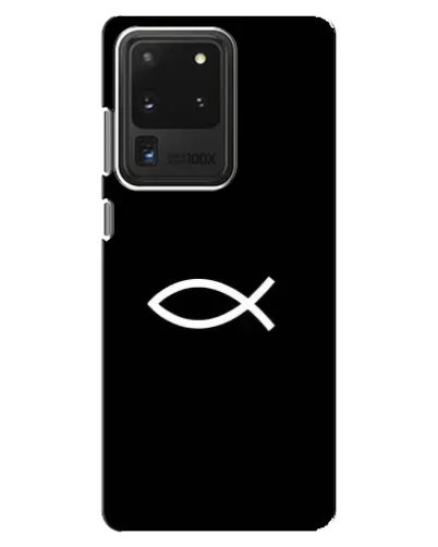 Чехол для Samsung Galaxy S20 Ultra с картинкой «Символ рыбы Jesus» Чехол для Samsung Galaxy S20 Ultra с картинкой «Символ рыбы Jesus»