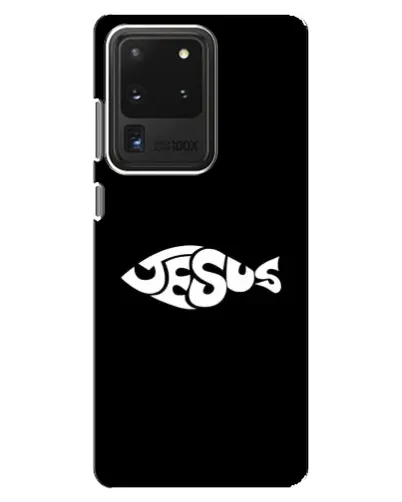 Чехол для Samsung Galaxy S20 Ultra с картинкой «Рыба Jesus» Чехол для Samsung Galaxy S20 Ultra с картинкой «Рыба Jesus»