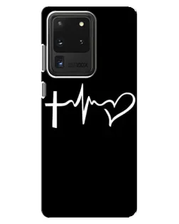 Чехол для Samsung Galaxy S20 Ultra с картинкой «Пульс веры»