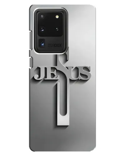 Чехол для Samsung Galaxy S20 Ultra с картинкой «Металлический крест Jesus» Чехол для Samsung Galaxy S20 Ultra с картинкой «Металлический крест Jesus»