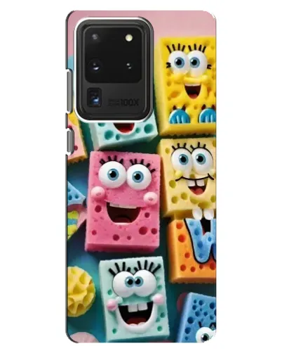Чехол для Samsung Galaxy S20 Ultra с картинкой «Цветные губки» Чехол для Samsung Galaxy S20 Ultra с картинкой «Цветные губки»