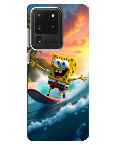 Чехол для Samsung Galaxy S20 Ultra с картинкой «Губка Боб серфингист» Чехол для Samsung Galaxy S20 Ultra с картинкой «Губка Боб серфингист»