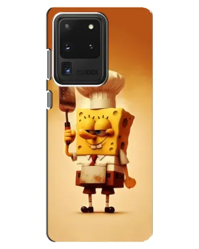 Чехол для Samsung Galaxy S20 Ultra с картинкой «Губка Боб повар» Чехол для Samsung Galaxy S20 Ultra с картинкой «Губка Боб повар»