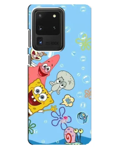 Чехол для Samsung Galaxy S20 Ultra с картинкой «Веселые пузырьки» Чехол для Samsung Galaxy S20 Ultra с картинкой «Веселые пузырьки»