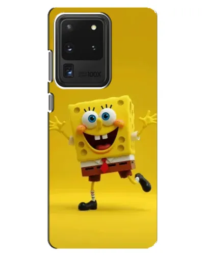 Чехол для Samsung Galaxy S20 Ultra с картинкой «Позитивный Губка Боб» Чехол для Samsung Galaxy S20 Ultra с картинкой «Позитивный Губка Боб»