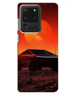 Чехол для Samsung Galaxy S20 Ultra с картинкой «Cybertruck на Марсе» Чехол для Samsung Galaxy S20 Ultra с картинкой «Cybertruck на Марсе»