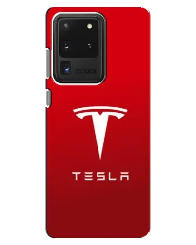 Чехол для Samsung Galaxy S20 Ultra с картинкой «Tesla Red Classic»