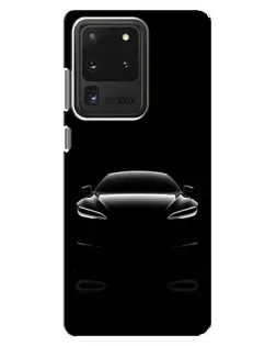 Чехол для Samsung Galaxy S20 Ultra с картинкой «Силуэт Tesla Night» Чехол для Samsung Galaxy S20 Ultra с картинкой «Силуэт Tesla Night»