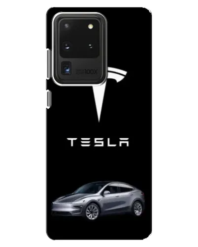 Чехол для Samsung Galaxy S20 Ultra с картинкой «Tesla Model Y»