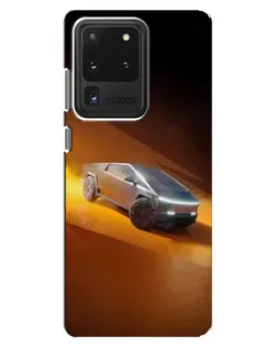 Чехол для Samsung Galaxy S20 Ultra с картинкой «Cybertruck в пустыне» Чехол для Samsung Galaxy S20 Ultra с картинкой «Cybertruck в пустыне»