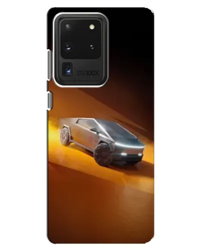 Чехол для Samsung Galaxy S20 Ultra с картинкой «Cybertruck в пустыне»